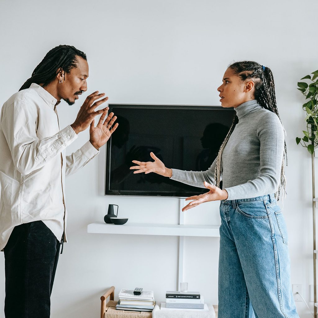 Couple having an argument
