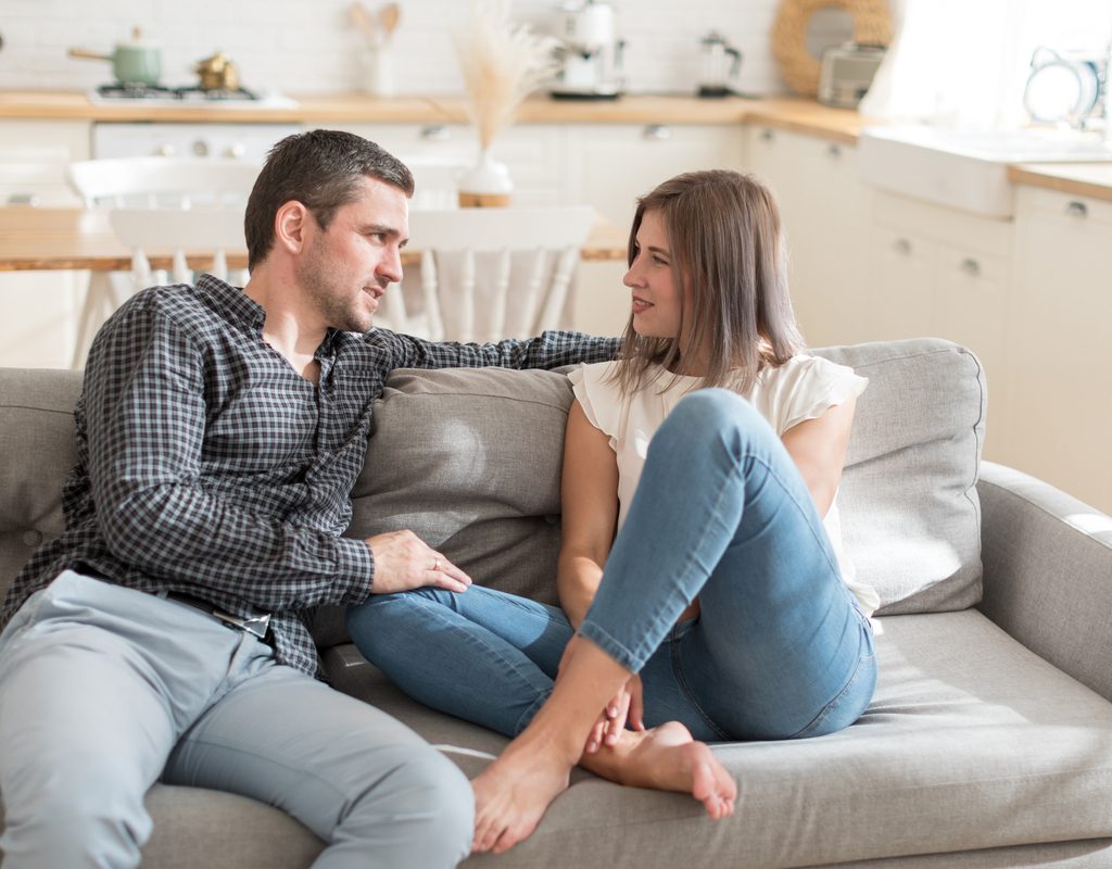 A couple talks about jealousy