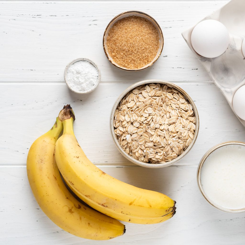 Baked oats ingredients