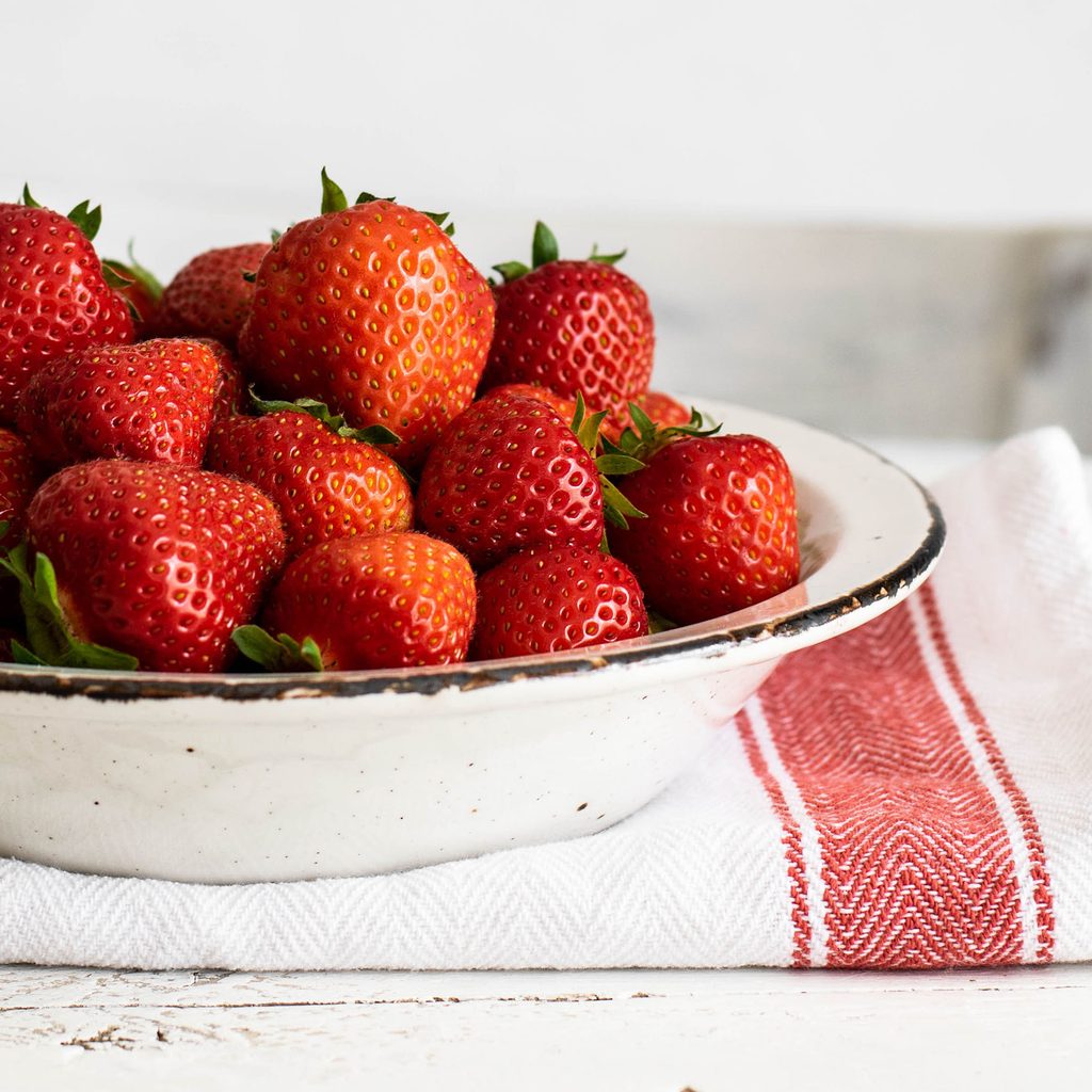 Bowl of strawberries
