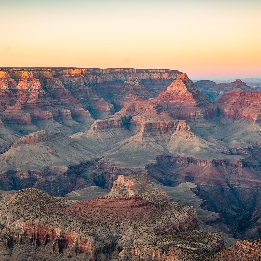 Sunrise over the Grand Canyon