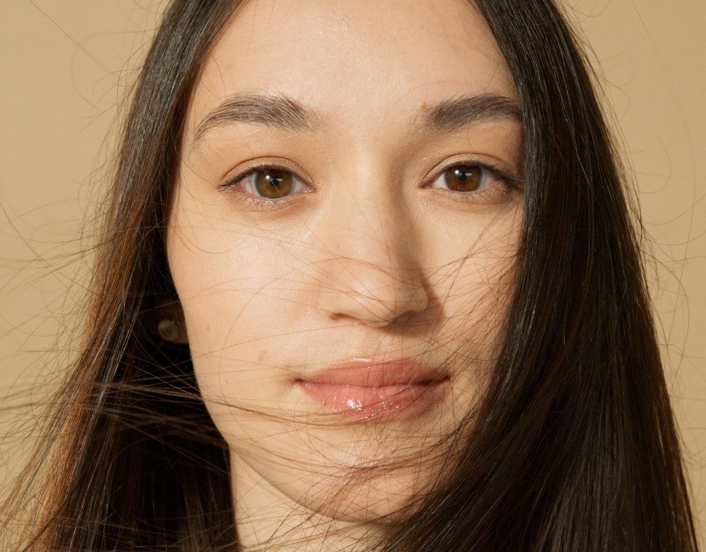 a portrait of a woman with well-cared for lips