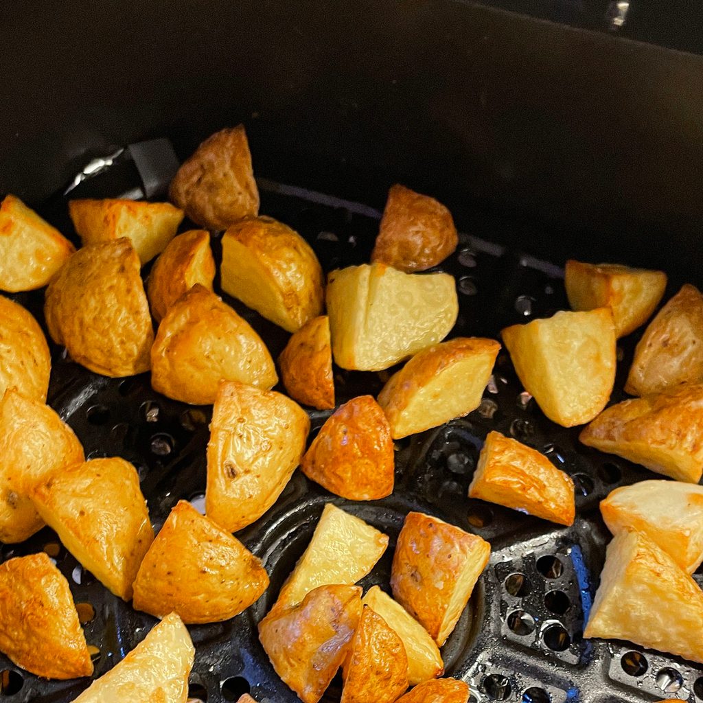 Air fryer roasted potatoes