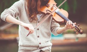 boost brain instruments music woman playing violin