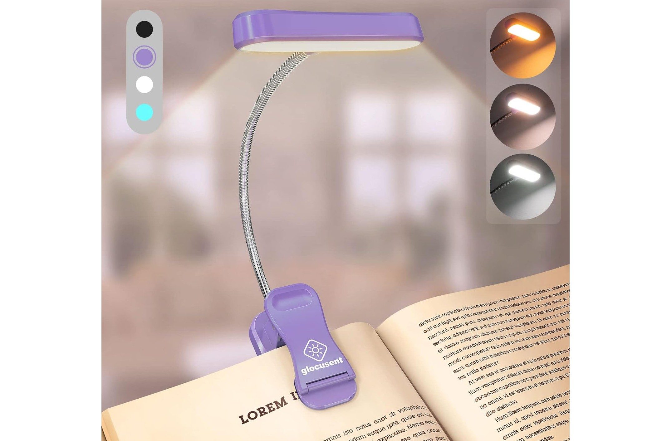 glocusent head book light