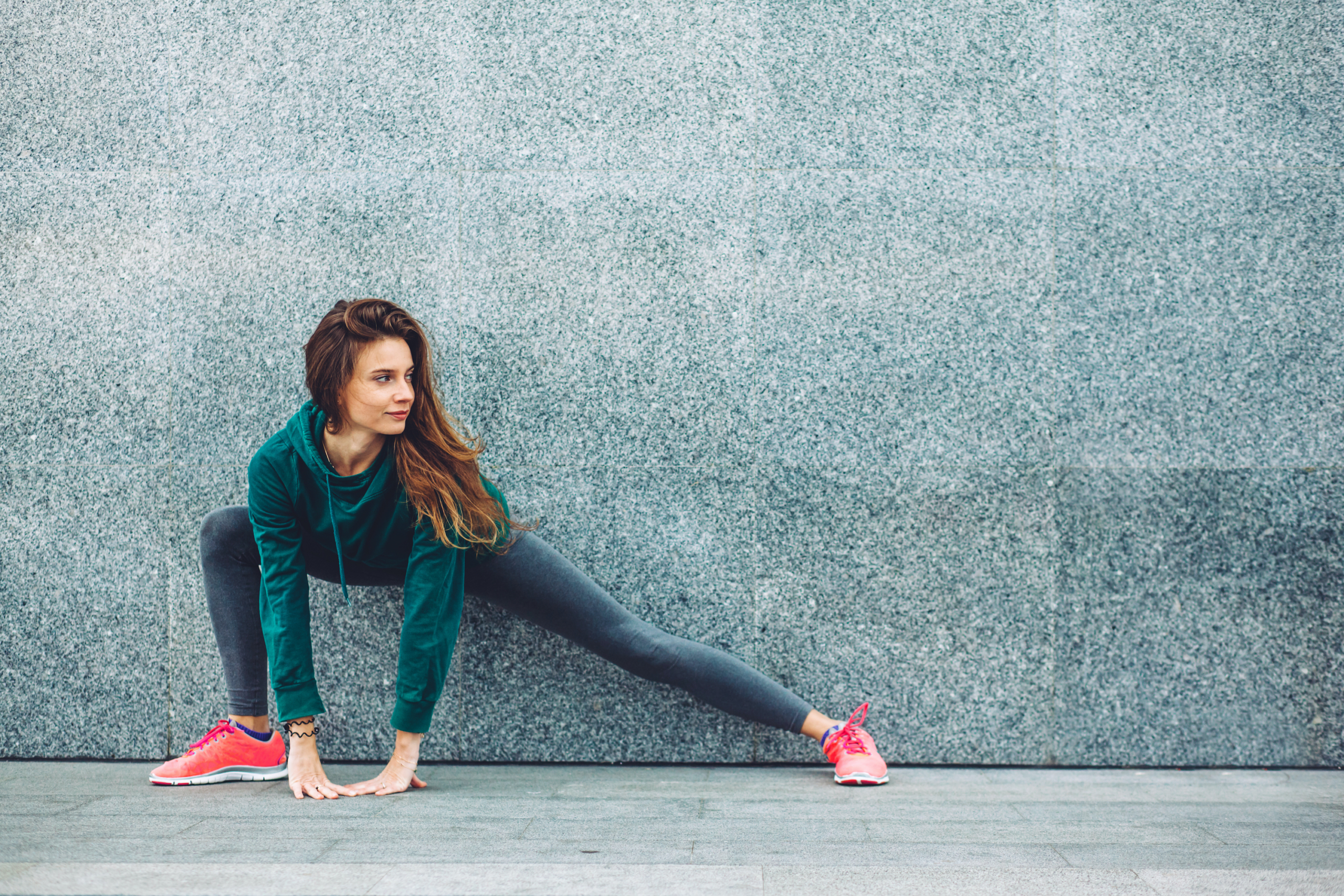 girl stretching