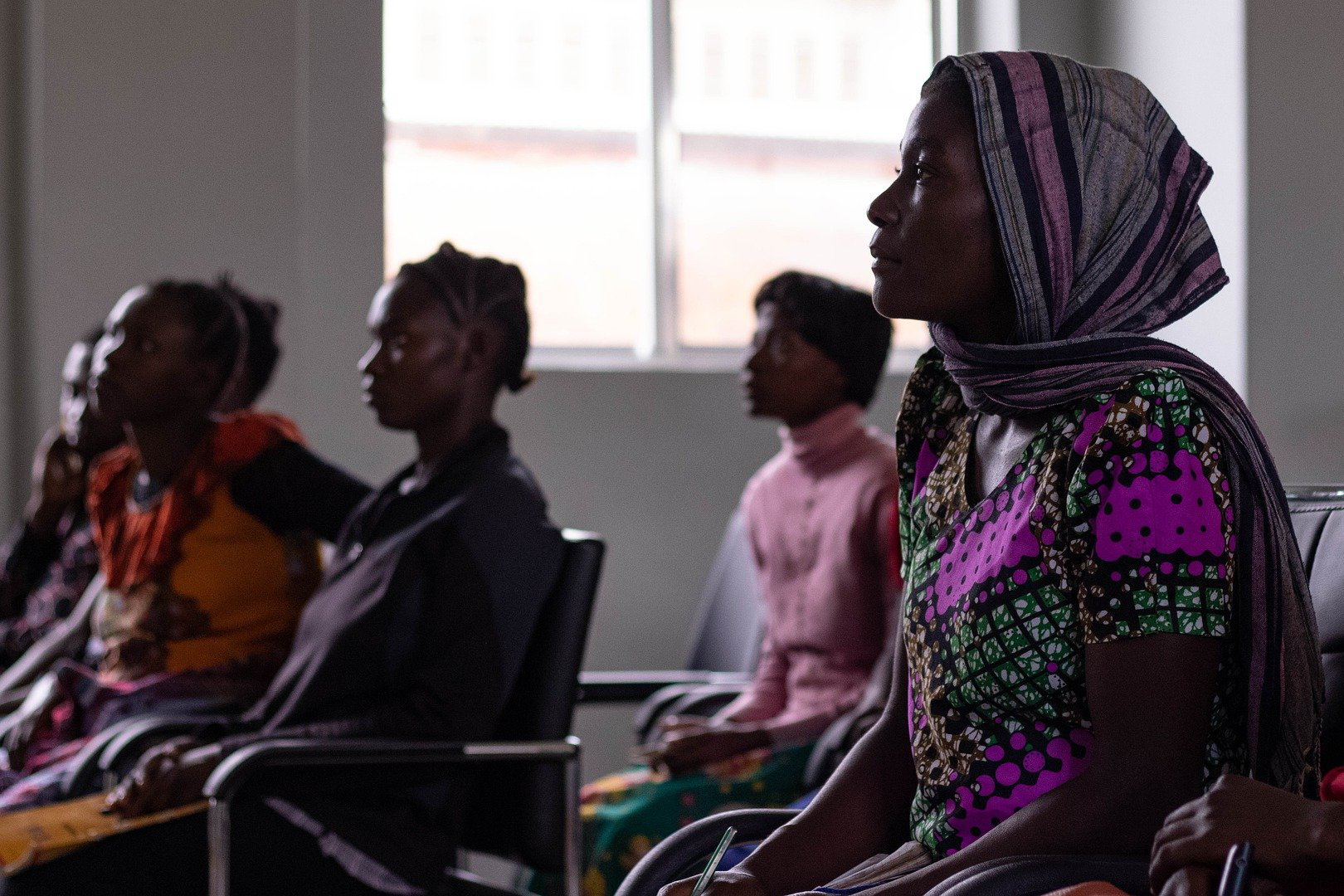 Tanzanian women attending an event