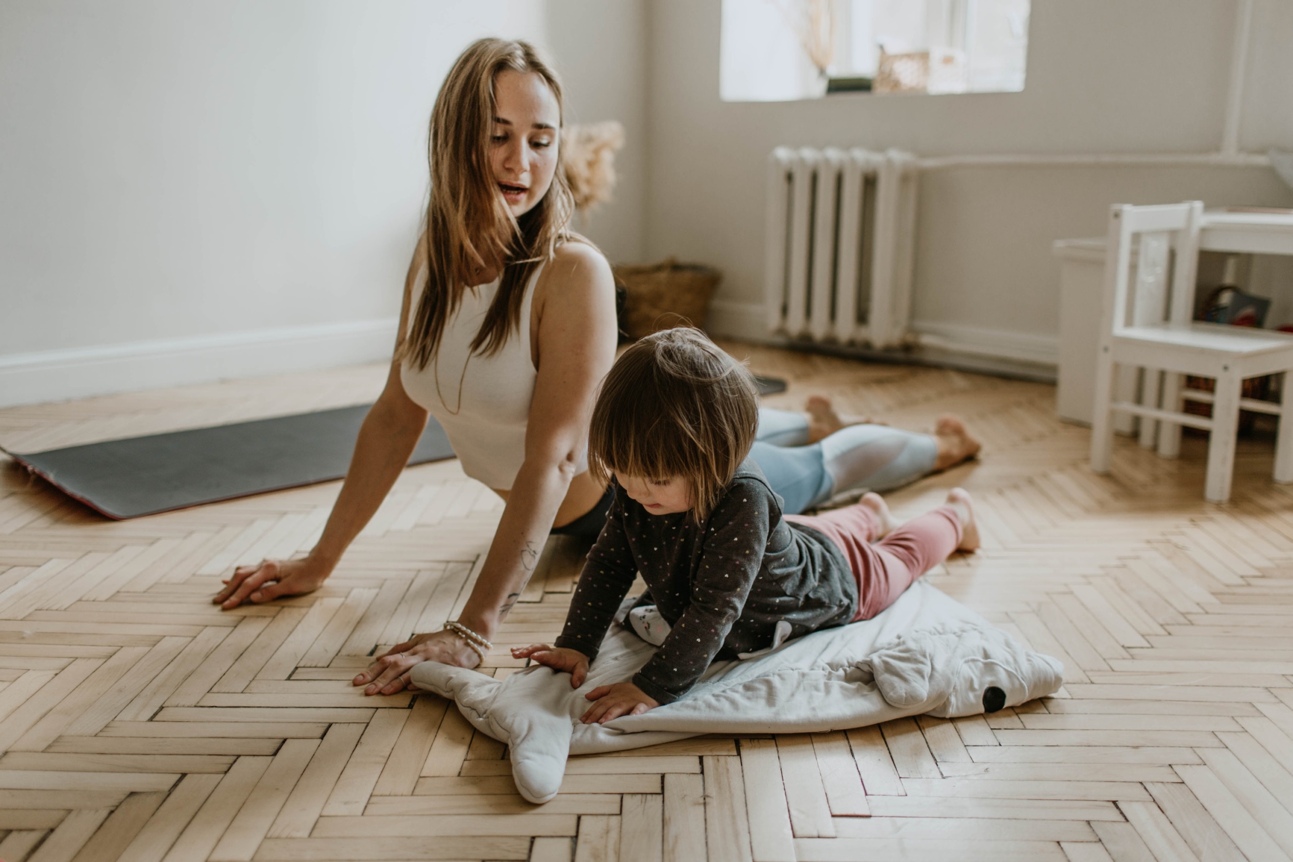 Woman Stretching Back