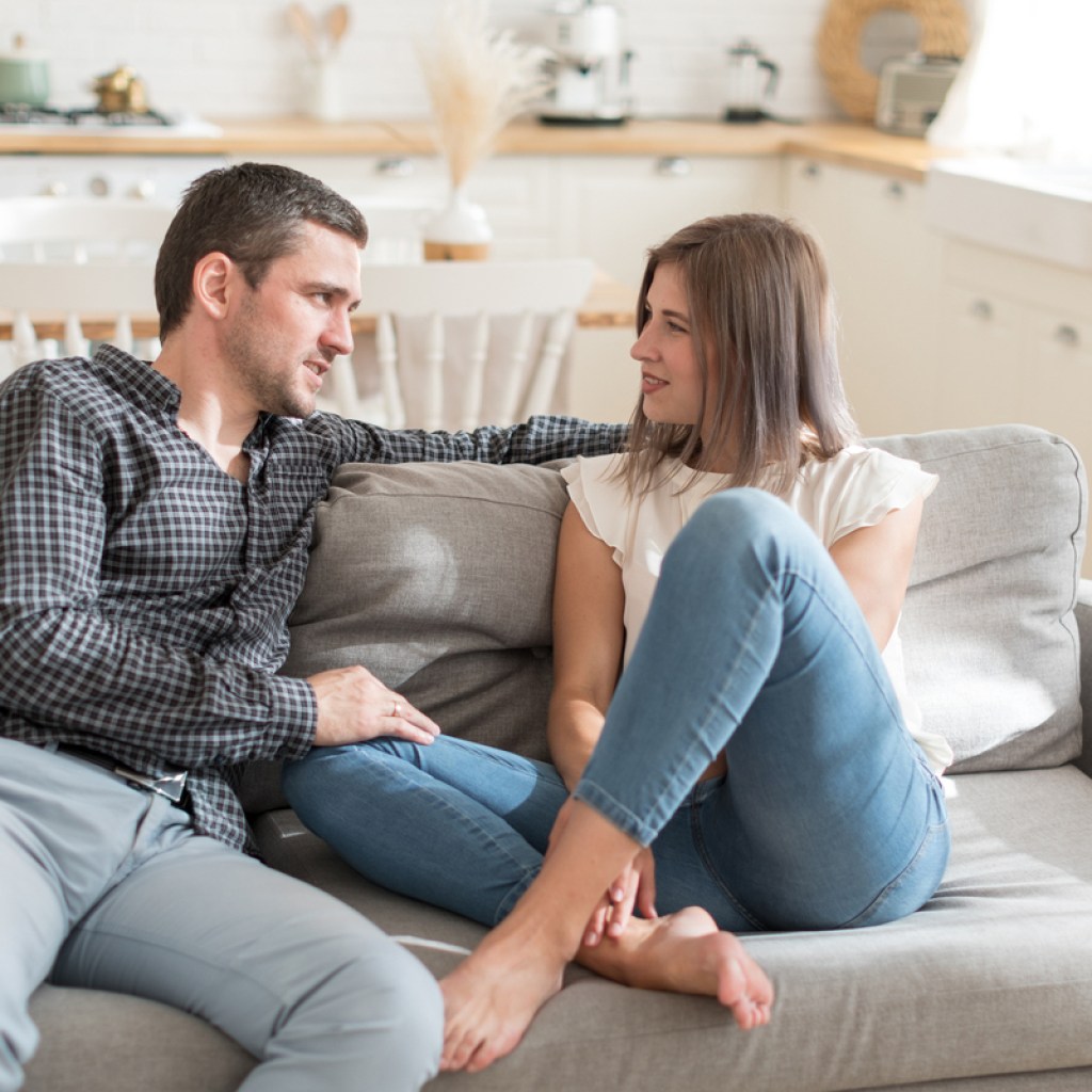 A couple talks about jealousy