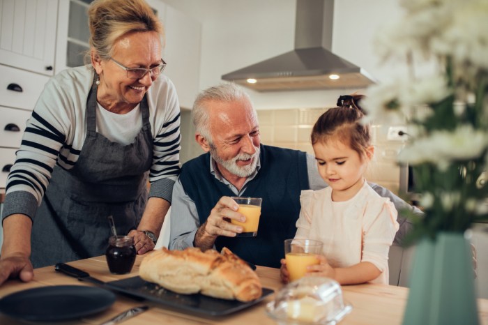 usda dietary guidelines grandparents grandchild eating