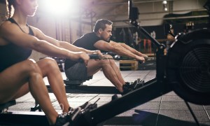 rowing workouts man woman