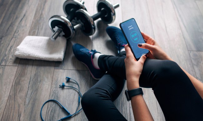 best fitness apps woman using app