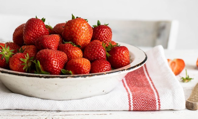 Bowl of strawberries