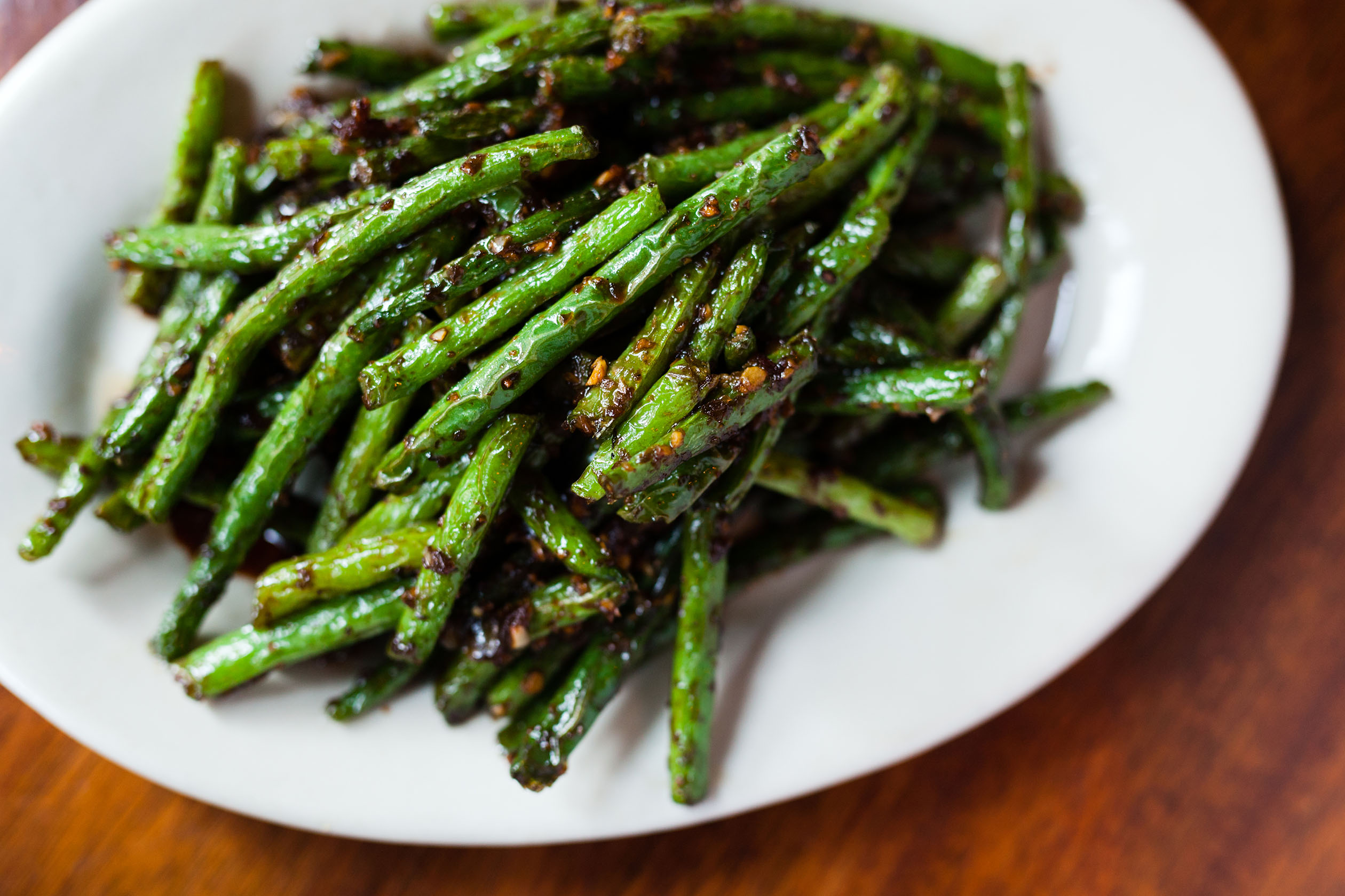 Sichuan green beans
