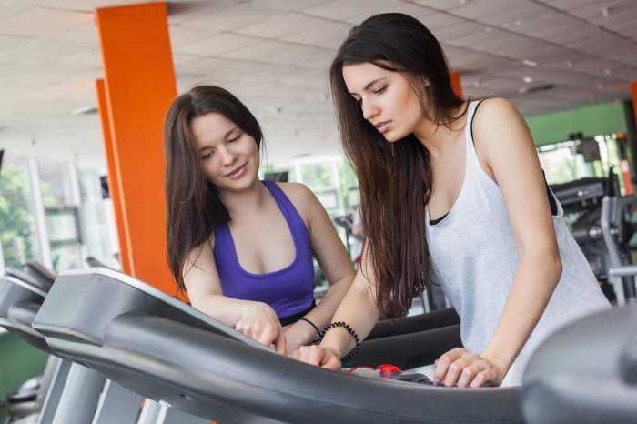 12 3 30 trend two women trying treadmill