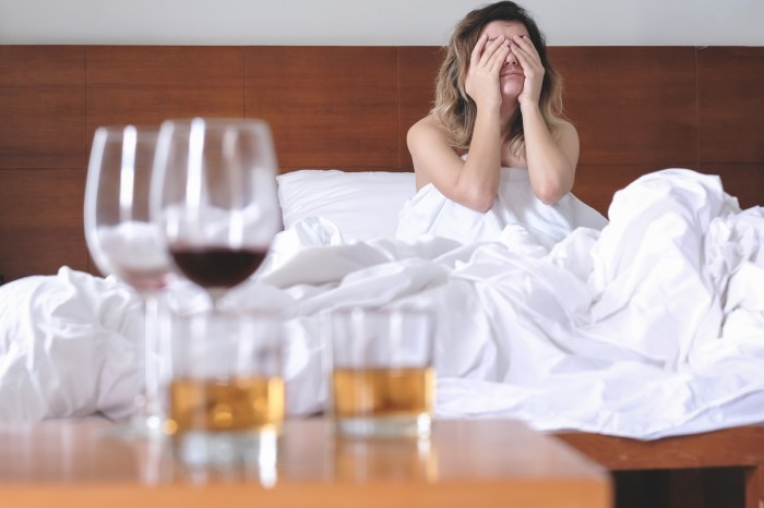 evidence based prevent hangovers woman bed hangover