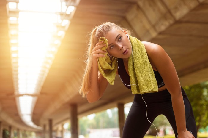 you could be sabotaging your workout without realizing it woman recovering