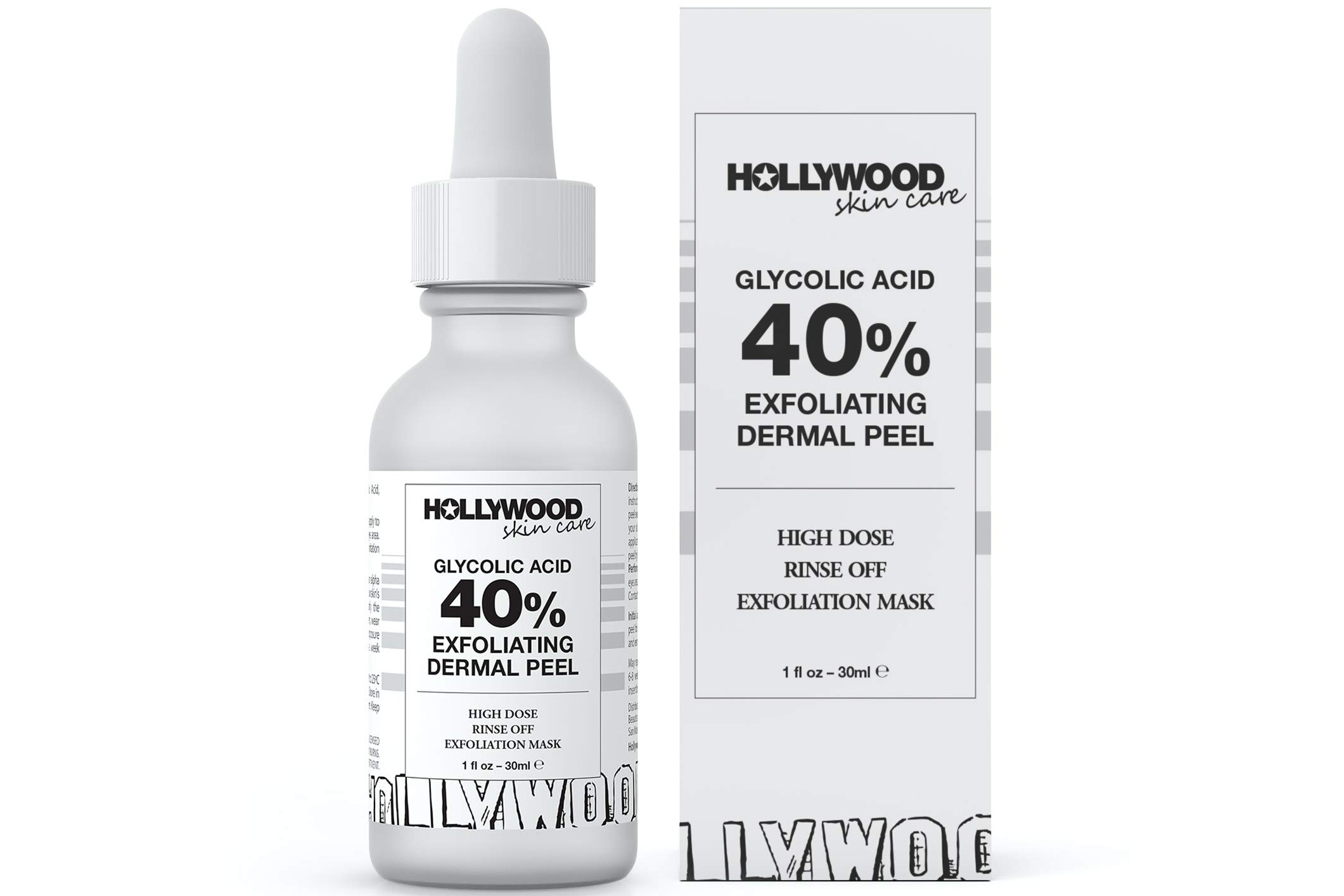 hollywood skincare glycolic acid gel peel