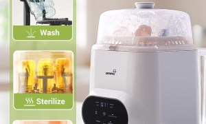 automatic bottle cleaner features